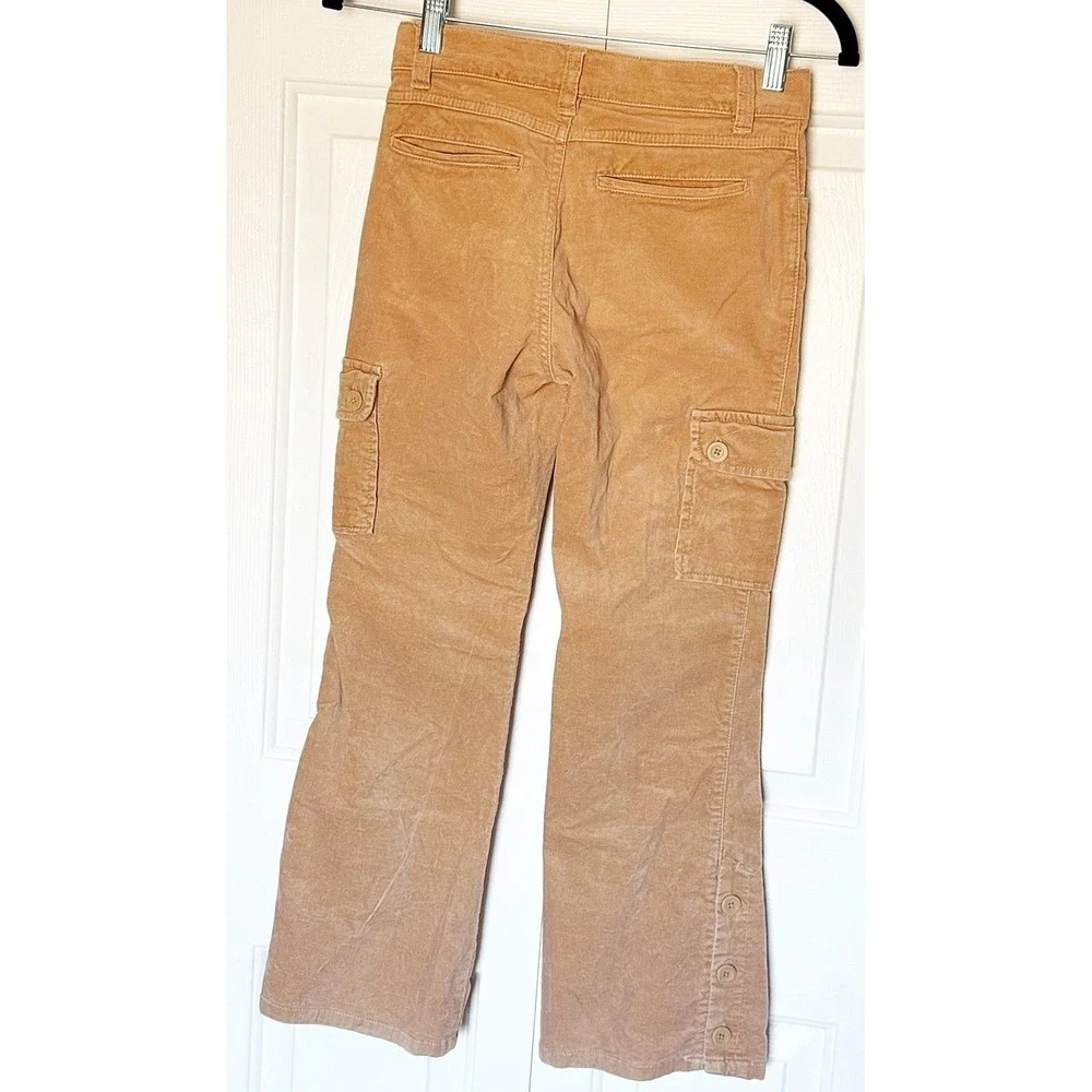 Gap Y2K Flare Stretch Tan Pants Youth In Size 10